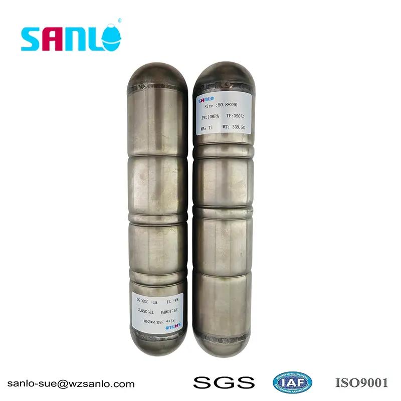 50*240 उच्च दबाव प्रतिरोधी टाइटेनियम फ्लोटिंग बॉल